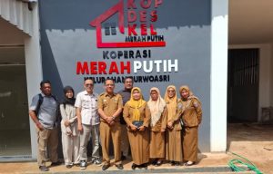 Monitoring Progres Pembangunan Selasa, 21 April 2026 Gedung KKMP : Kelurahan Imopuro 63.48%, Kelurahan Yosomulyo 91.11%, Kelurahan Purwoasri 92.59%, dan Kelurahan Karangrejo 63.48%